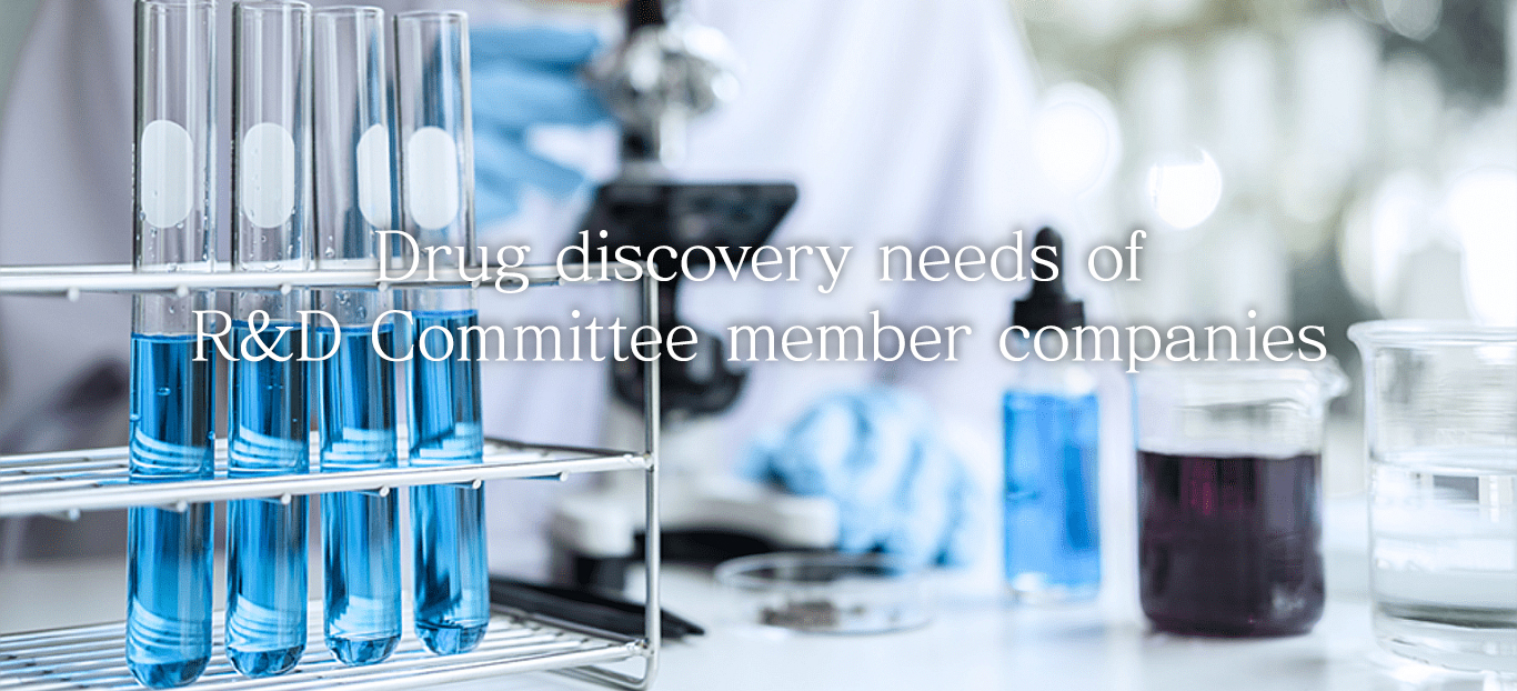 Drug discovery needs of R&D Committee member companies